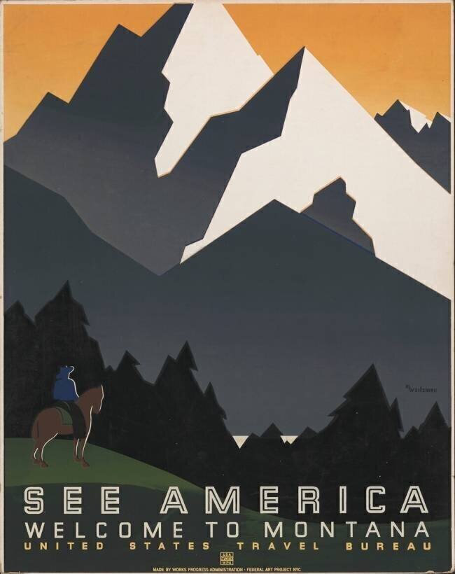 See America. Welcome to Montana anonyme