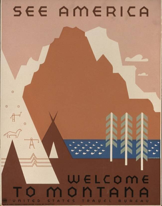 See America. Welcome to Montana anonyme