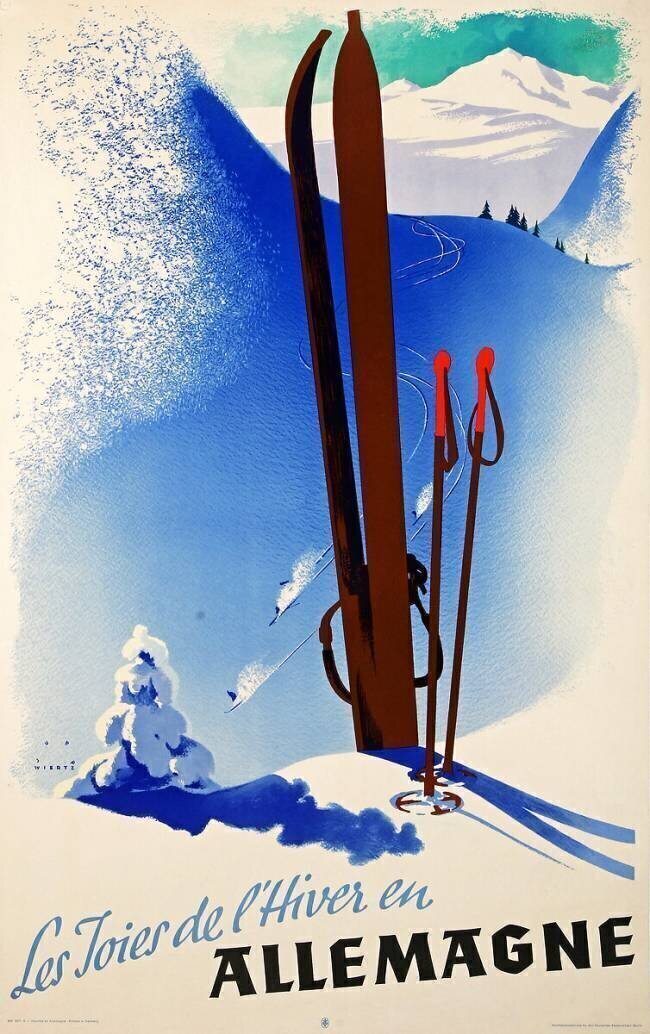 Ski, Les Joies de l'Hiver en Allemagne Jupp Wiertz