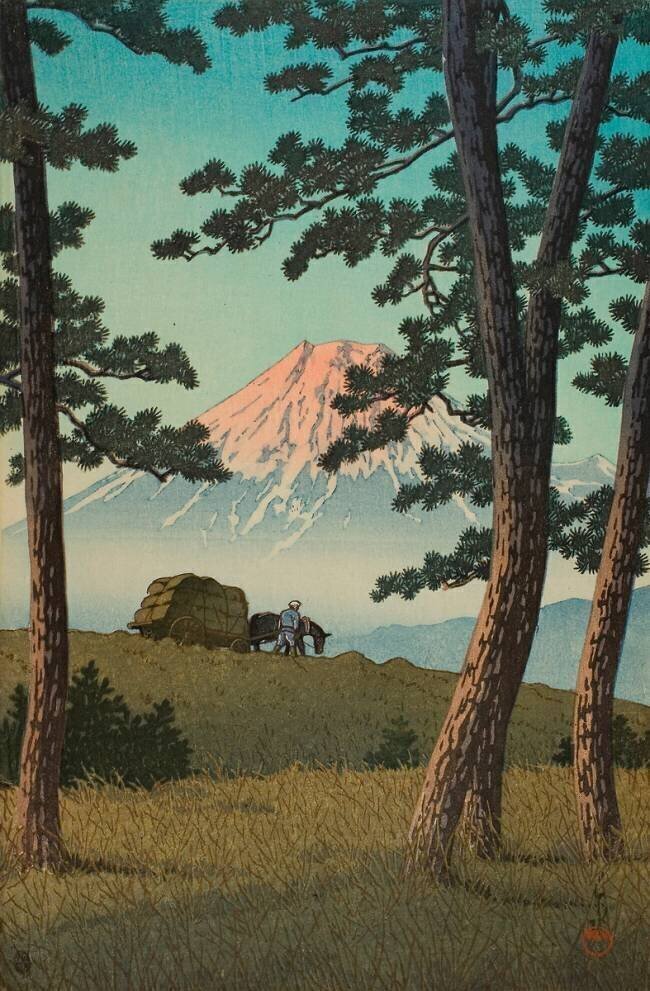 Soirée à Tago Bay Hasui Kawase