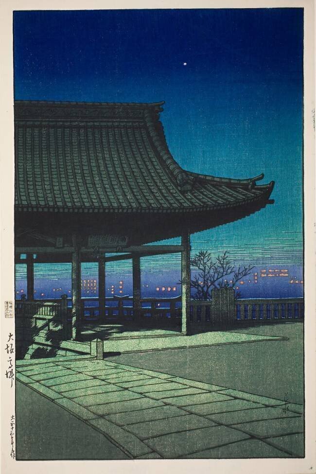 Takatsu, Osaka, 1924 Hasui Kawase