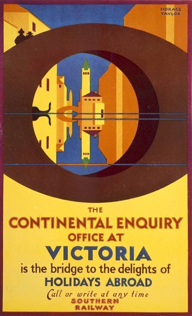 The Continental Enquiry Office at Victoria Horace Taylor