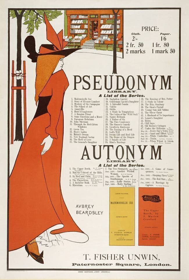 The Pseudonym and Autonym Libraries Aubrey Beardsley