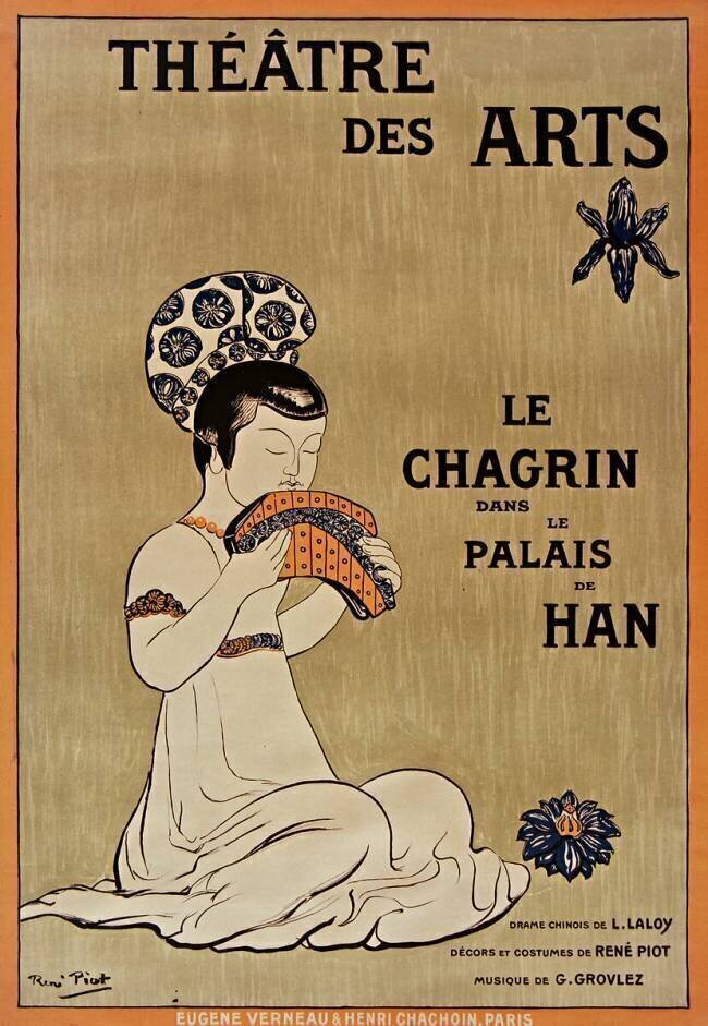 Théatre des Arts. le Chagrin dans le Palais de Han René Piot