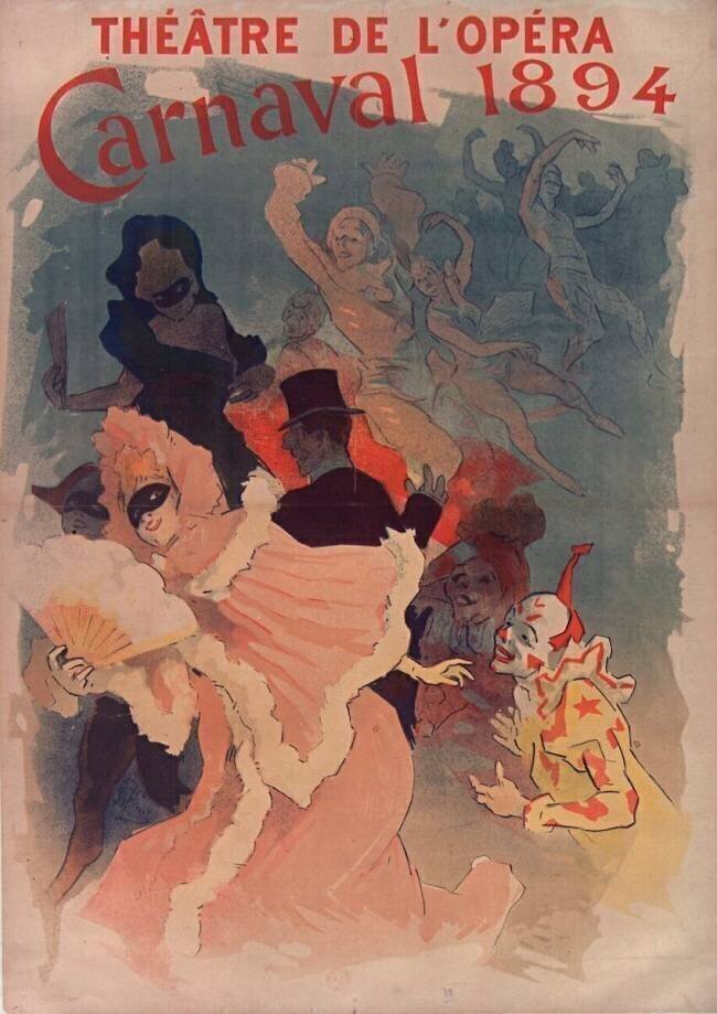Théâtre de l'Opéra : Carnaval 1894 Jules Chéret