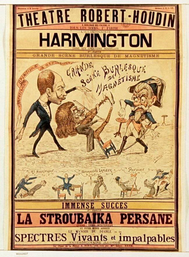 Théâtre Robert Houdin... Harmington dans ses créations nouvelles Georges Méliès