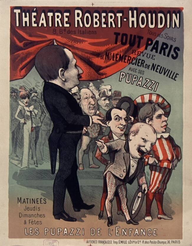 Théâtre Robert-Houdin, tous les soirs Tout-Paris Revue... anonyme