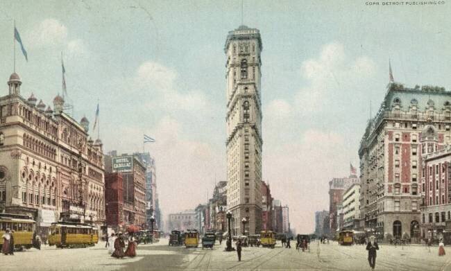 Times square à New-York dans les années 1910 anonyme