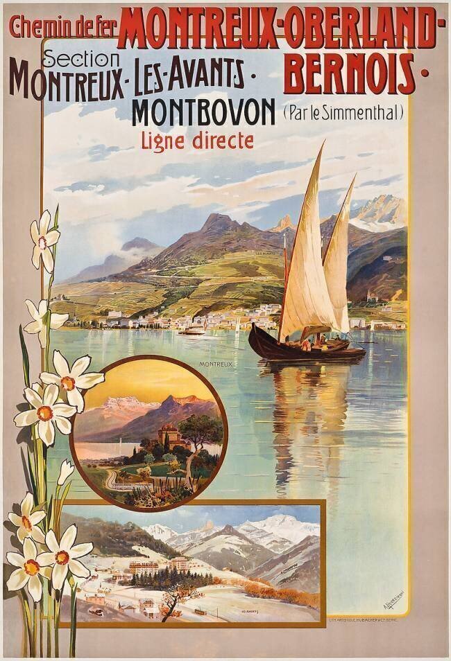Trajets en train Montreux-Oberland-Bernois Anton Reckziegel