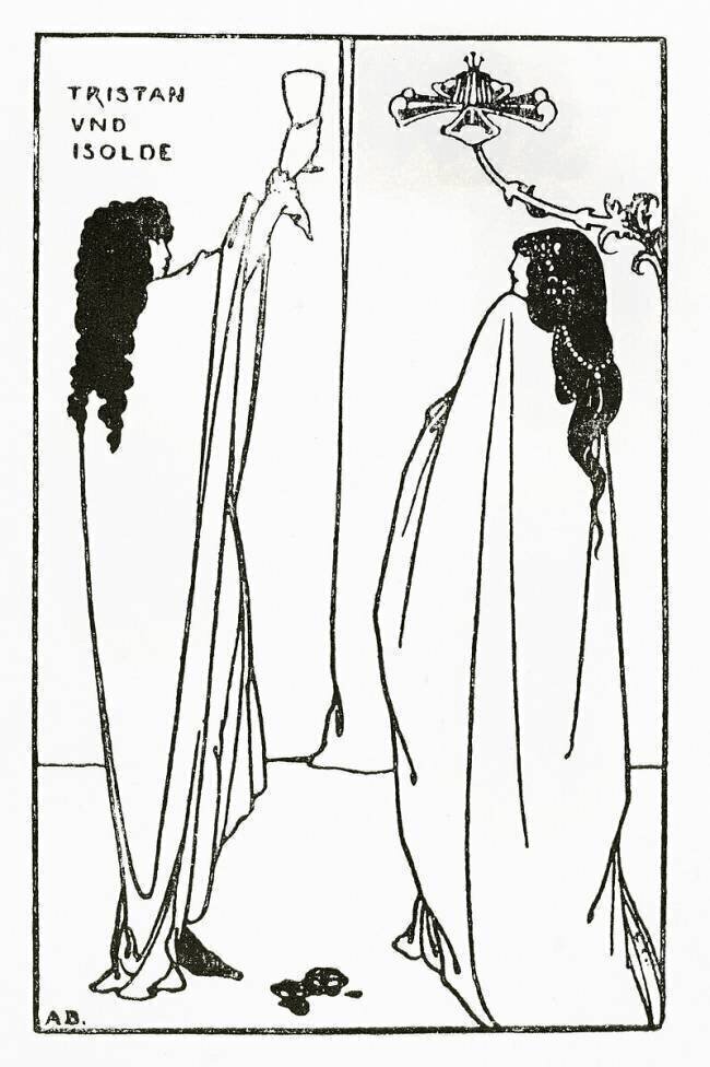 Tristan und Isolde Aubrey Beardsley
