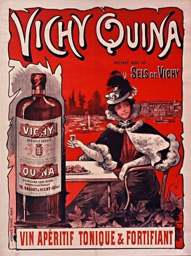 Vichy quina, vin apéritif tonique et fortifiant anonyme