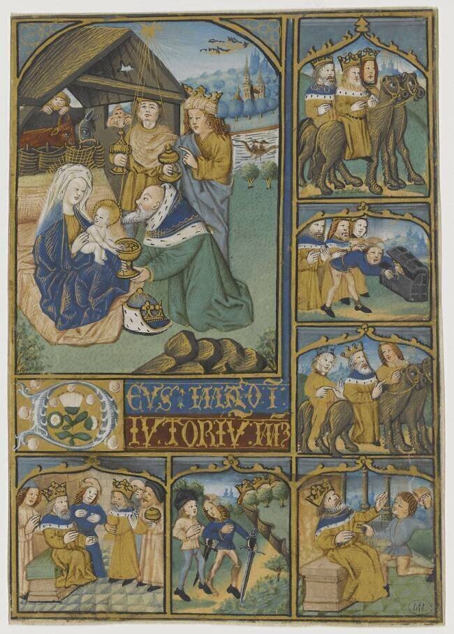 Adoration des mages anonyme