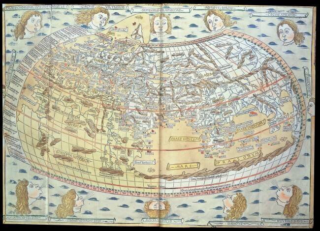 Carte du monde Ptolemy