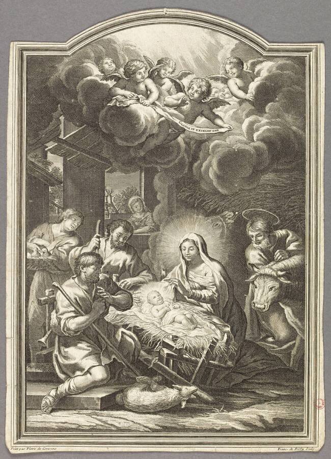 La Nativité du Christ François de Poilly l'Ancien