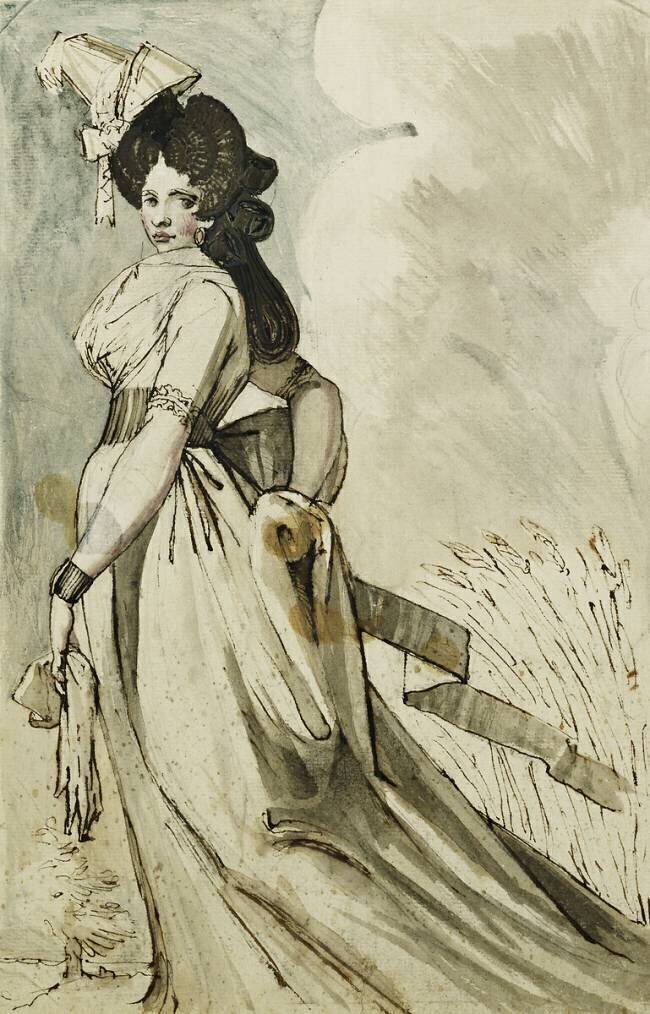 A Lady Walking Johann Heinrich Füssli