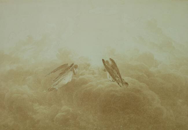 Ange en prière Caspar David Friedrich