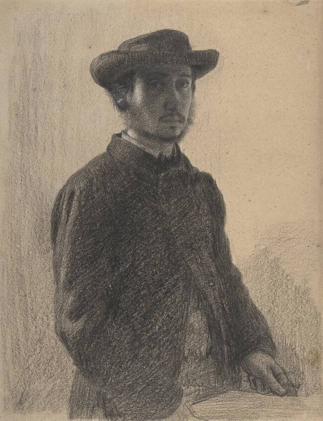 Autoportrait Edgar Degas