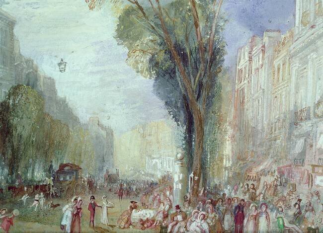 Boulevard des Italiens Joseph Mallord William Turner
