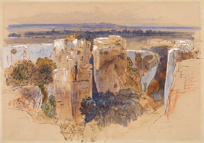 Carrières de Syracuse Edward Lear