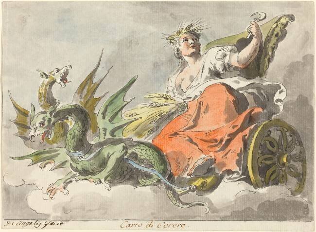 Chariot de Cérès anonyme