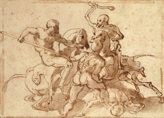 Combattre avec la mort Théodore Géricault