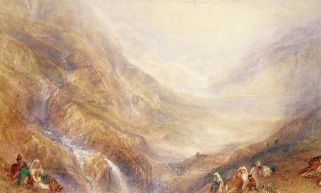 Descente du Mont St. Gothard Joseph Mallord William Turner