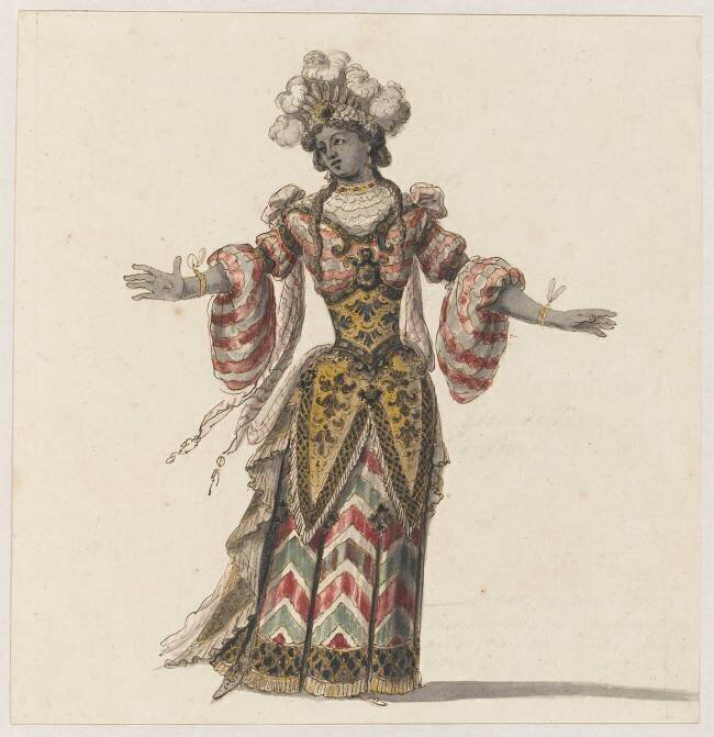 Dessin de costume Jean Berain Père