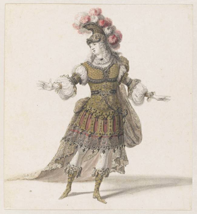 Dessin de costume Jean Berain Père