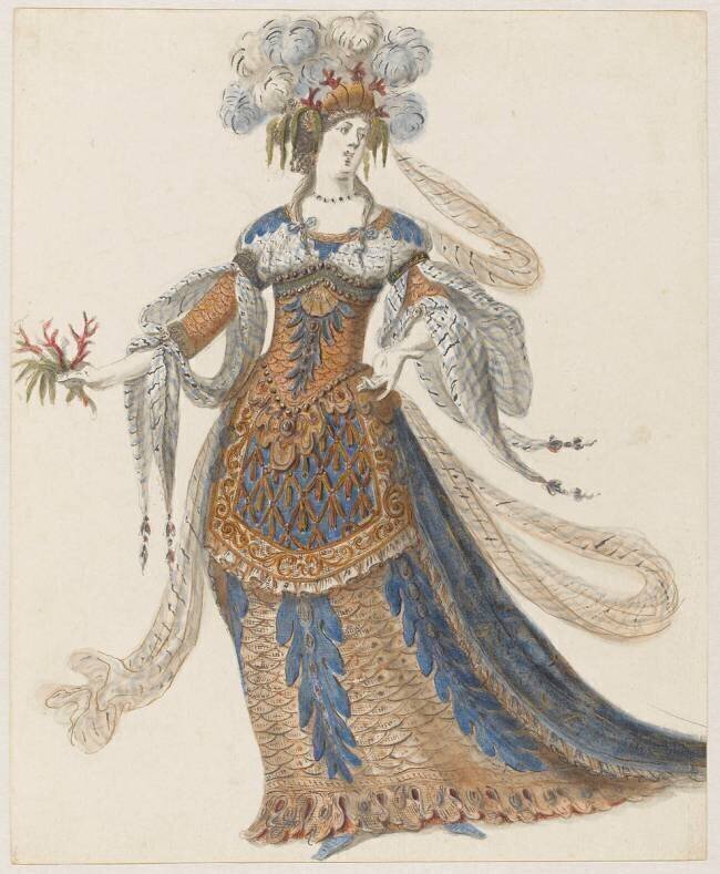 Dessin de costume Jean Berain Père
