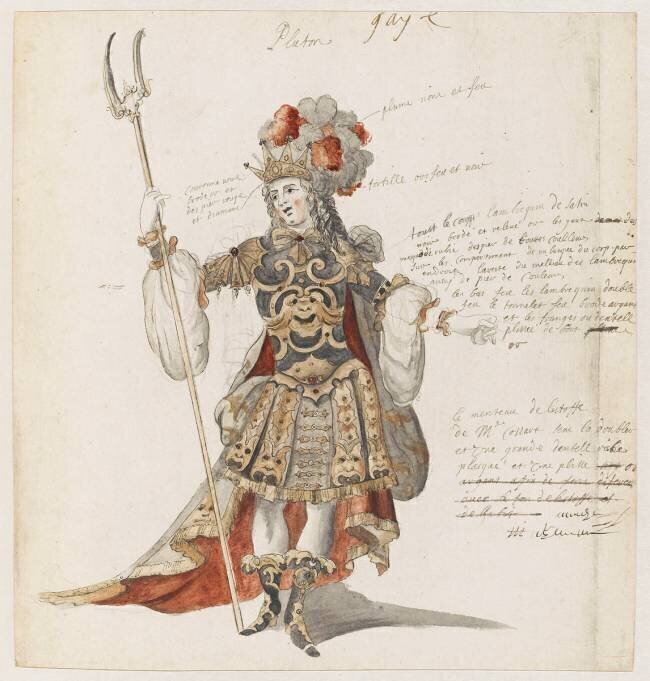 Dessin de costume Jean Berain Père