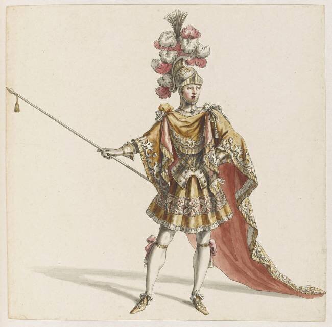 Dessin de costume Jean Berain Père