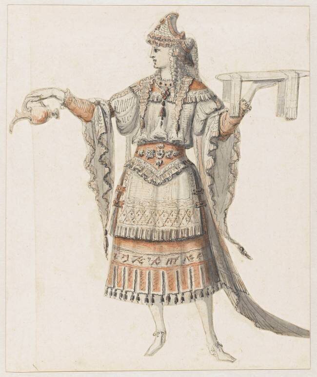 Dessin de costume Jean Berain Père
