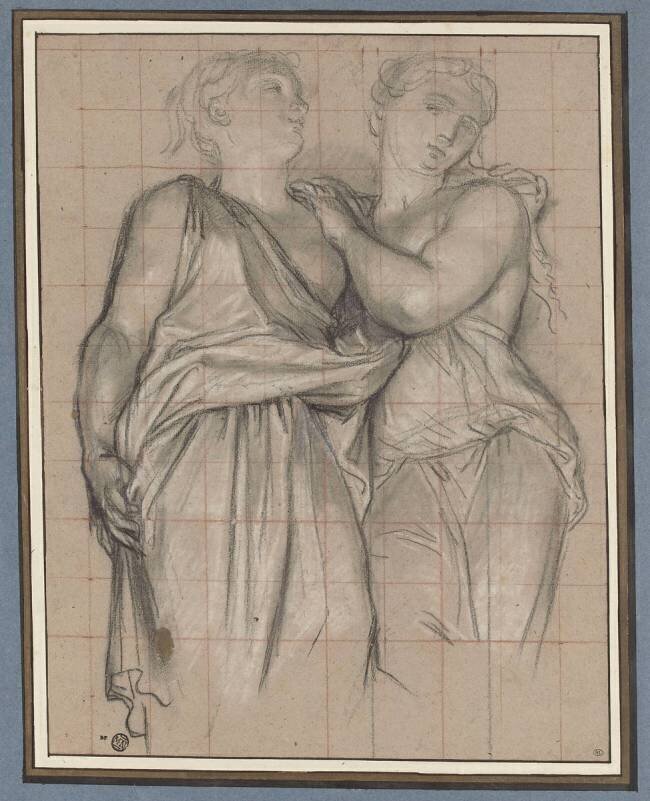 Deux cariatides Antoine Coypel
