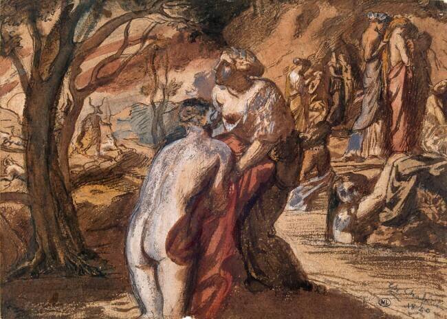 Diane et Actéon Théodore Chasseriau