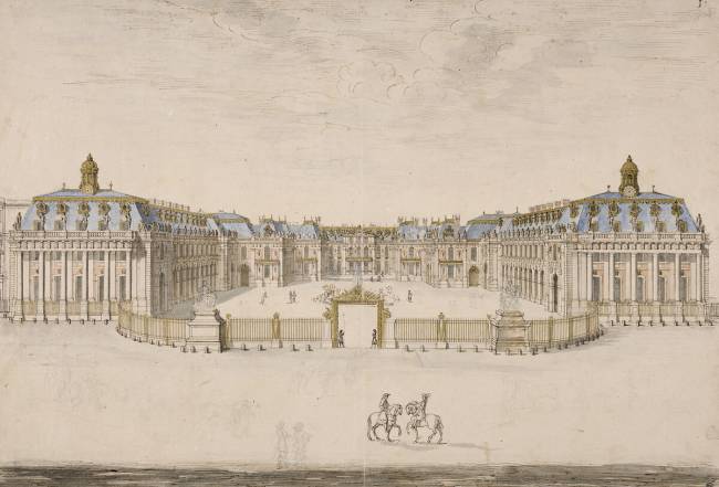 Elévation du château de Versailles, du côté de Paris Israël Silvestre