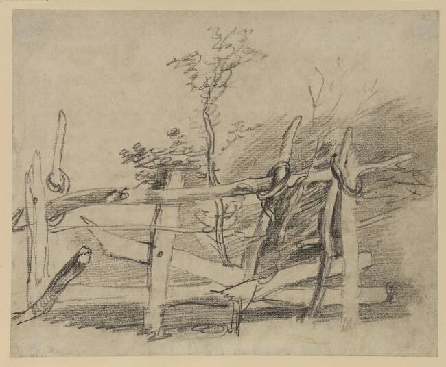 Étude d'une ancienne haie Thomas Gainsborough