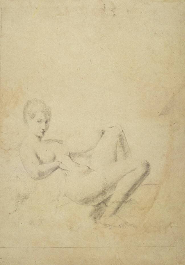 Etude pour Diane de Poitiers François Souchon