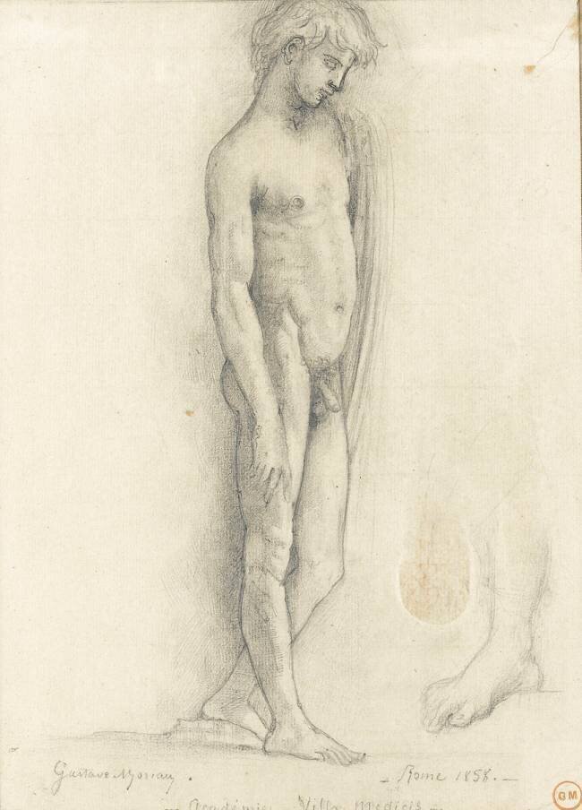 Etude pour les filles de Thespius Gustave Moreau