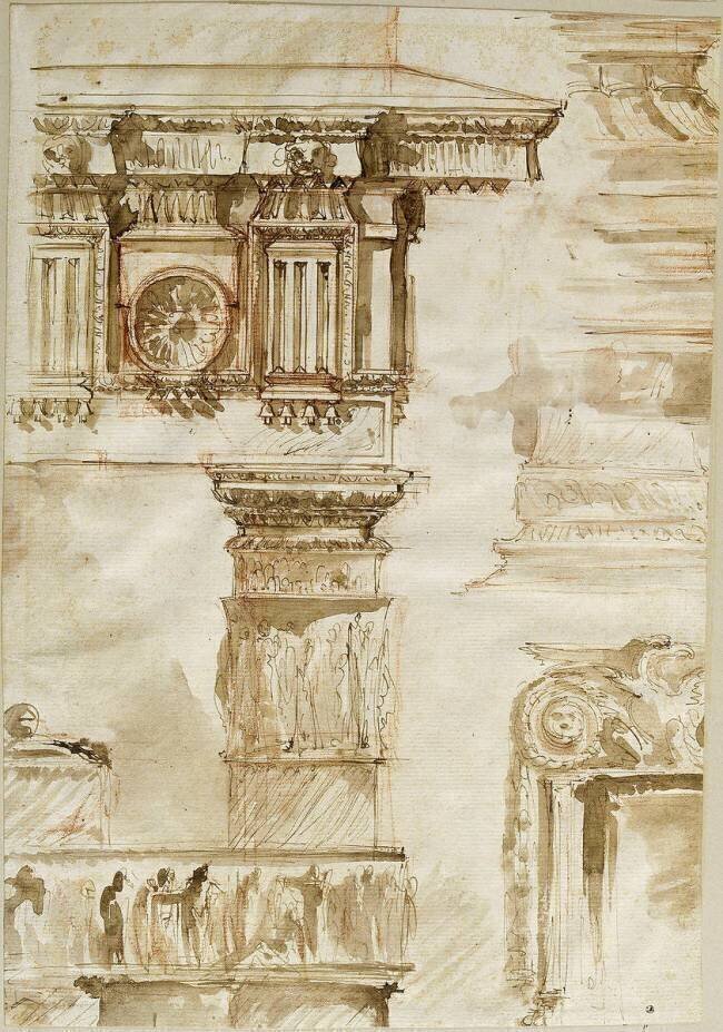 Etudes de motifs d'architecture Giovanni Battista Piranesi
