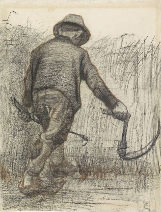 Faucheur avec un chapeau Vincent van Gogh