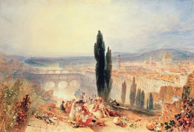 Florence de près de San Miniato Joseph Mallord William Turner