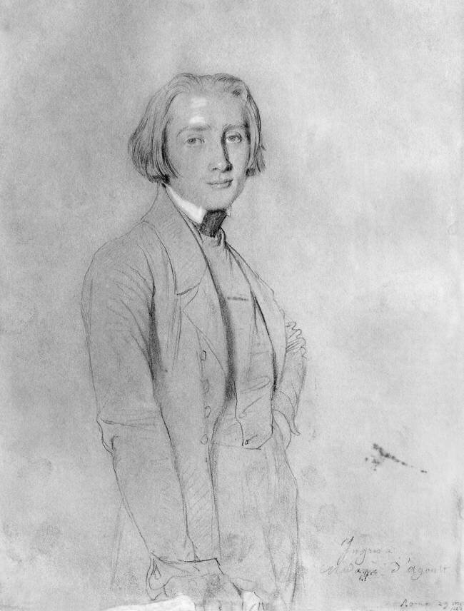 Franz Liszt Jean-Auguste-Dominique Ingres