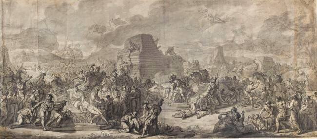 Funérailles de Patrocle Jacques-Louis David