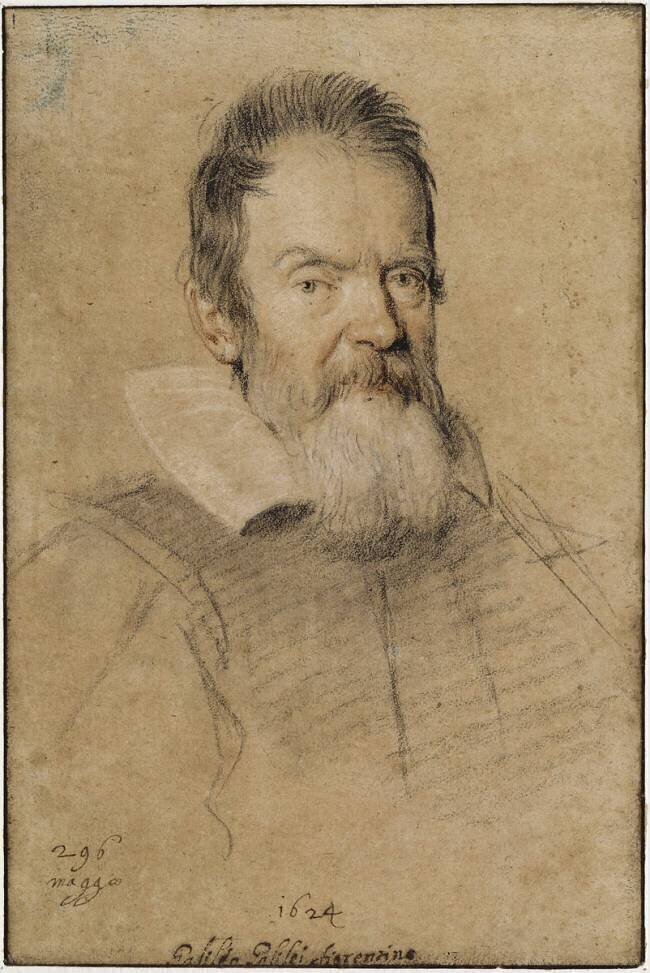 Galileo Galilei, dit Galilée, astronome (1564-1642) Ottavio Leoni