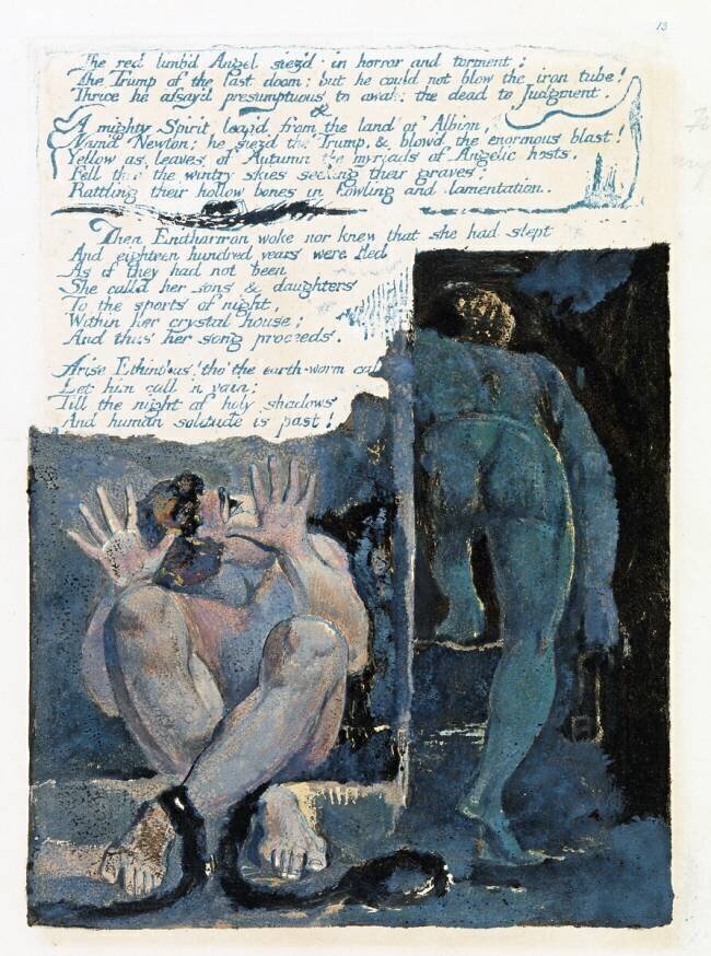 Illustration tirée de "L'Europe : une prophétie" William Blake