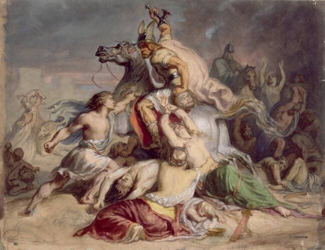 Invasions barbares Théodore Chasseriau