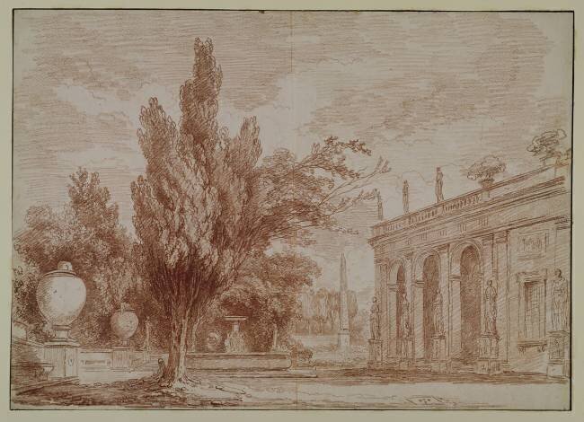 Jardin italien Hubert Robert