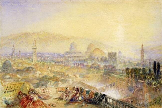 Jérusalem depuis le couvent latin Joseph Mallord William Turner