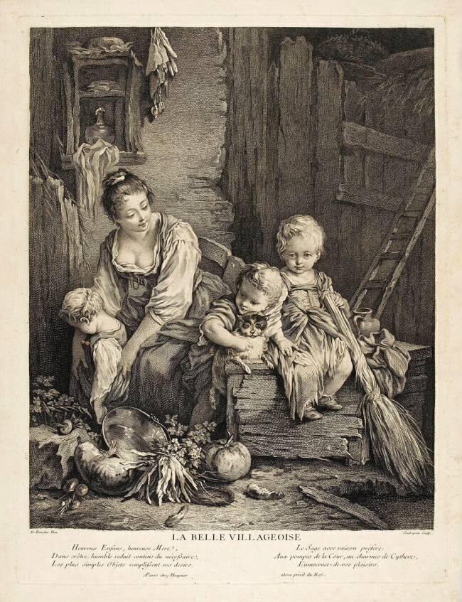 La belle villageoise anonyme