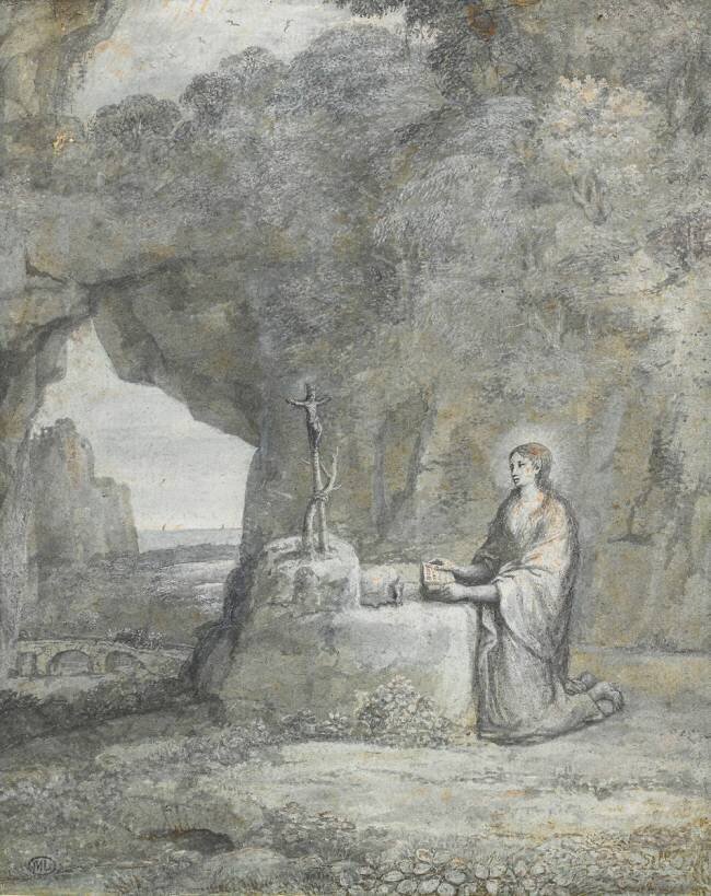 La Madeleine en prière Claude Gellée